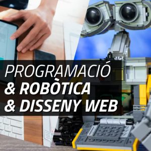 006.ROBÒTICA & DISSENY WEB (Matrícula Gratuïta + Quota 1r mes)